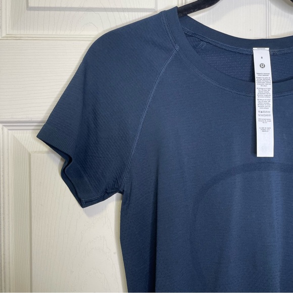 Lululemon Womens True Navy Swiftly Tech Short Sleeve 2.0 NWT - Picture 7 of 9